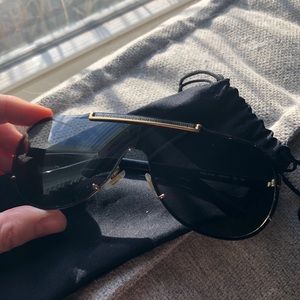 Versace Rimless Sunglasses
